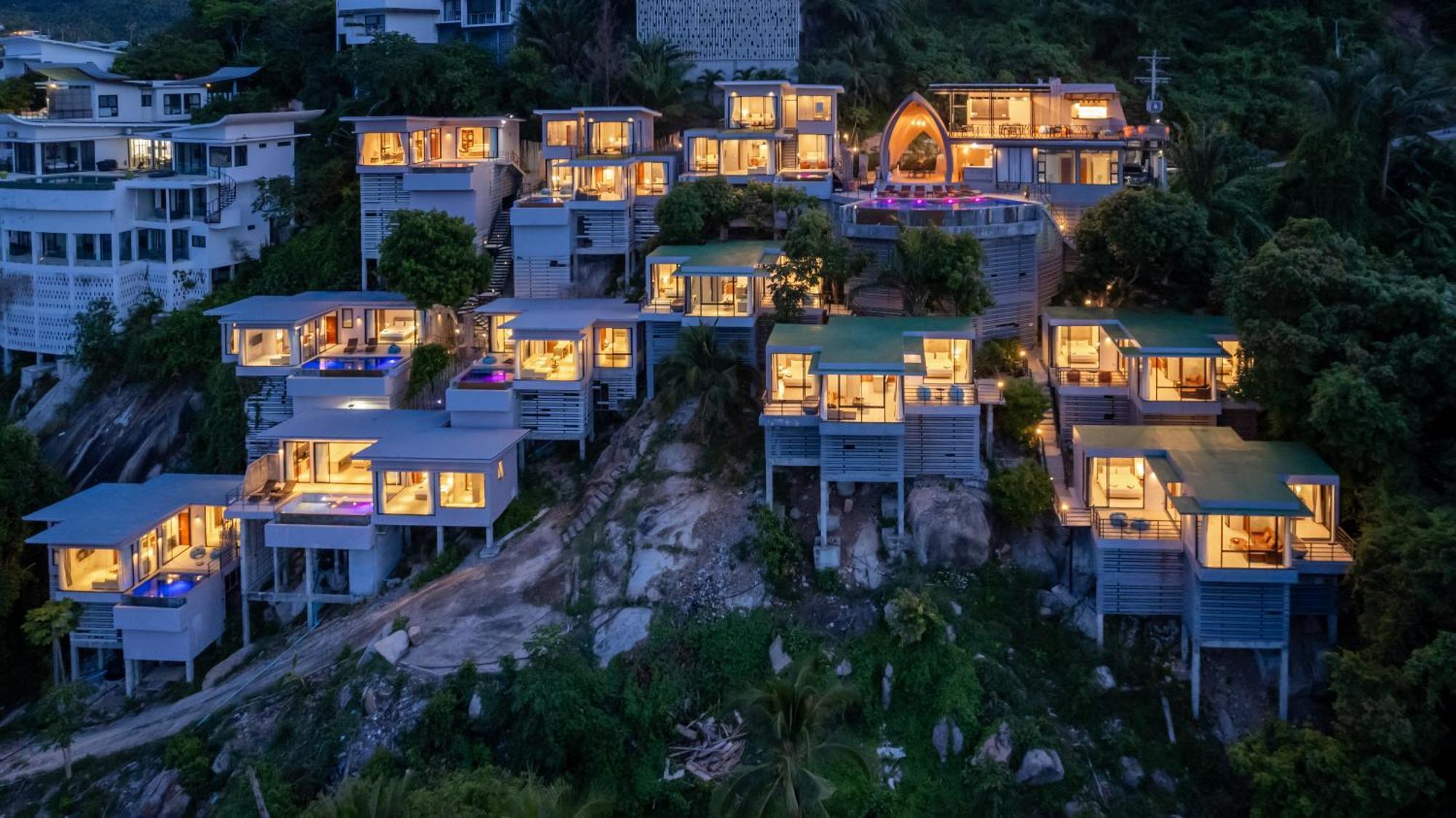 查汶海滩Scenery Samui别墅 外观 照片