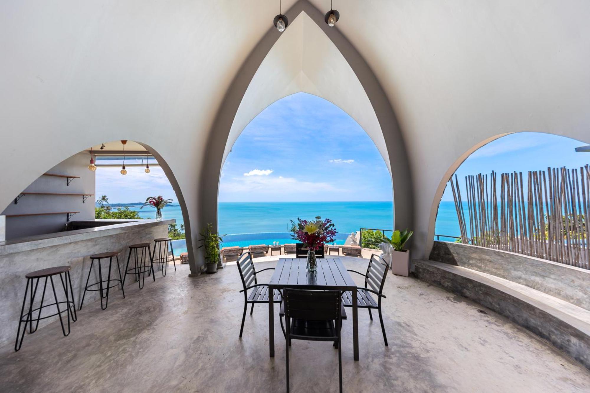 查汶海滩Scenery Samui别墅 外观 照片